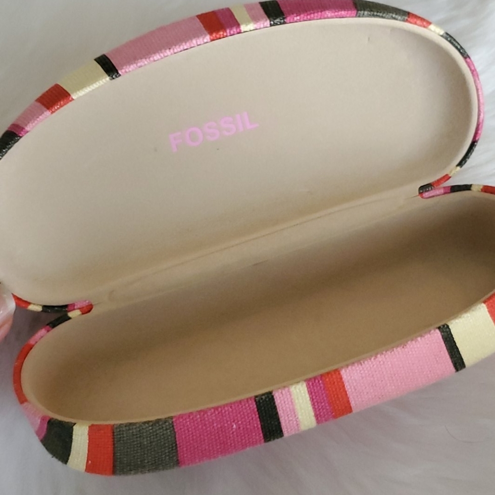 Fossil multi stripe fabric sunglasses case - Picture 2 of 4